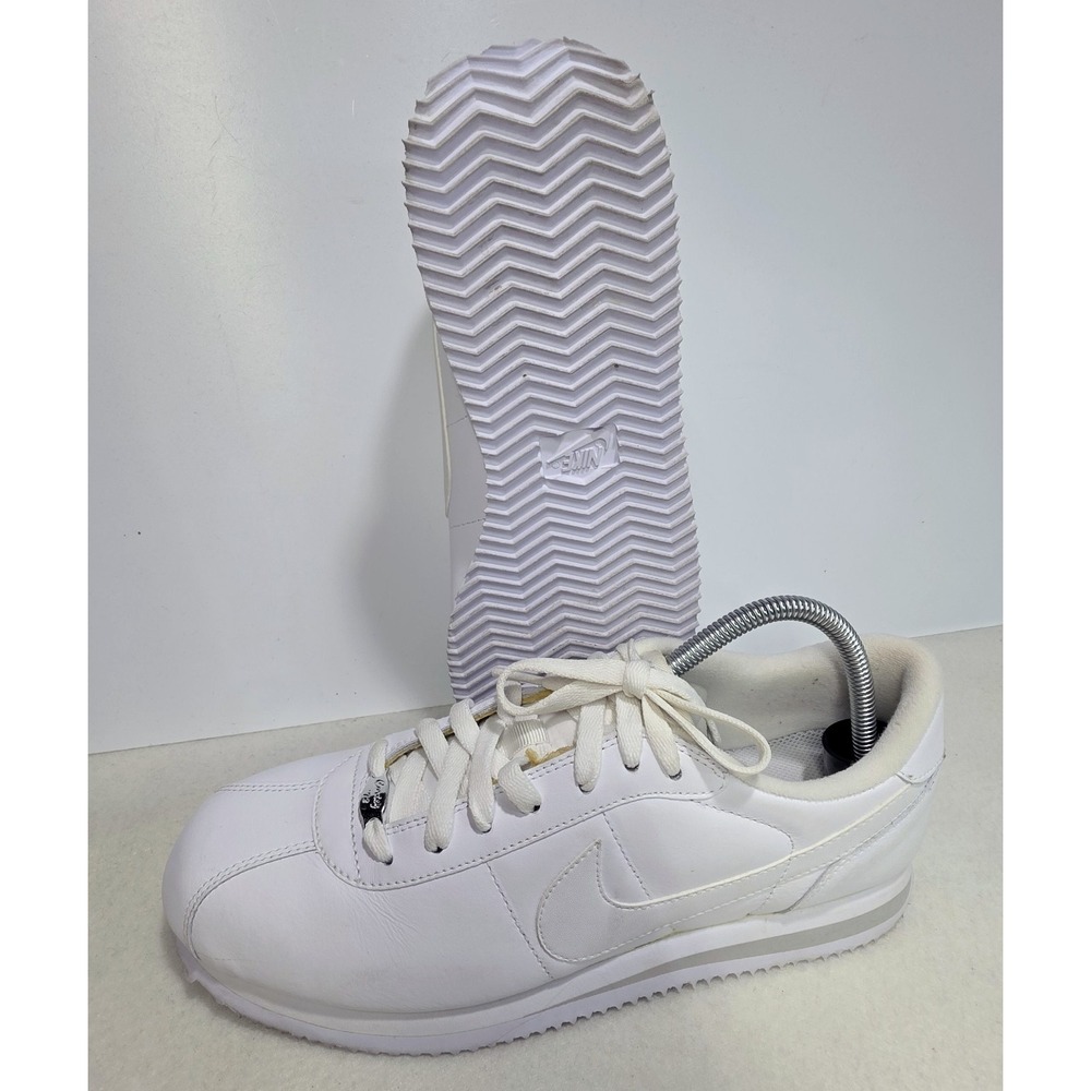 Nike Cortez Leather White On White Size 9.5 316418-113 LIMITED USE 2009 Y2K